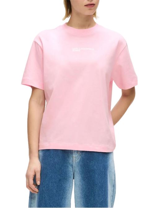 T-shirt con stampa sul retro Karl Lagerfeld jeans | B2W170691IF